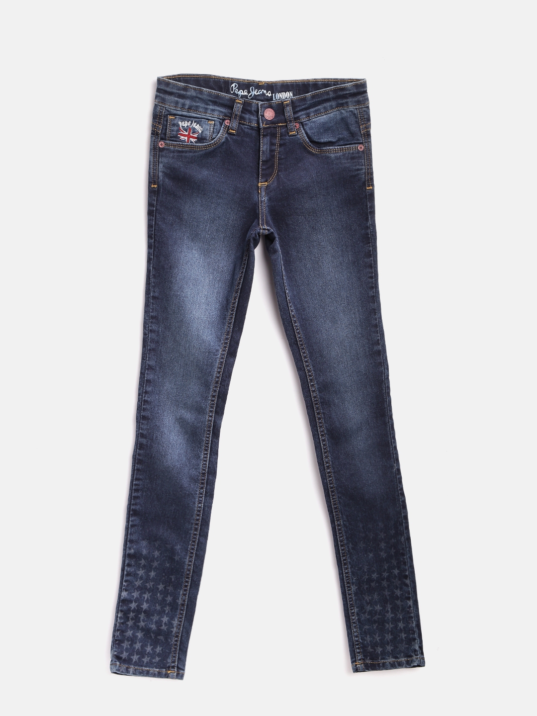 navy blue jeans for girls