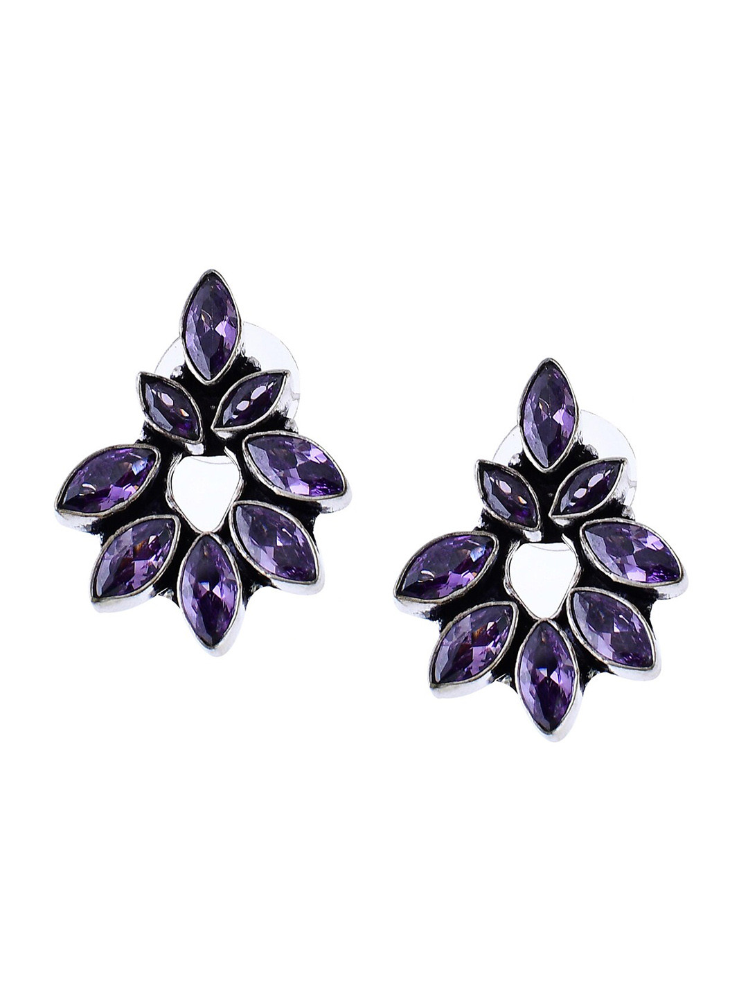 Bamboo Tree Jewels Contemporary Studs Earrings