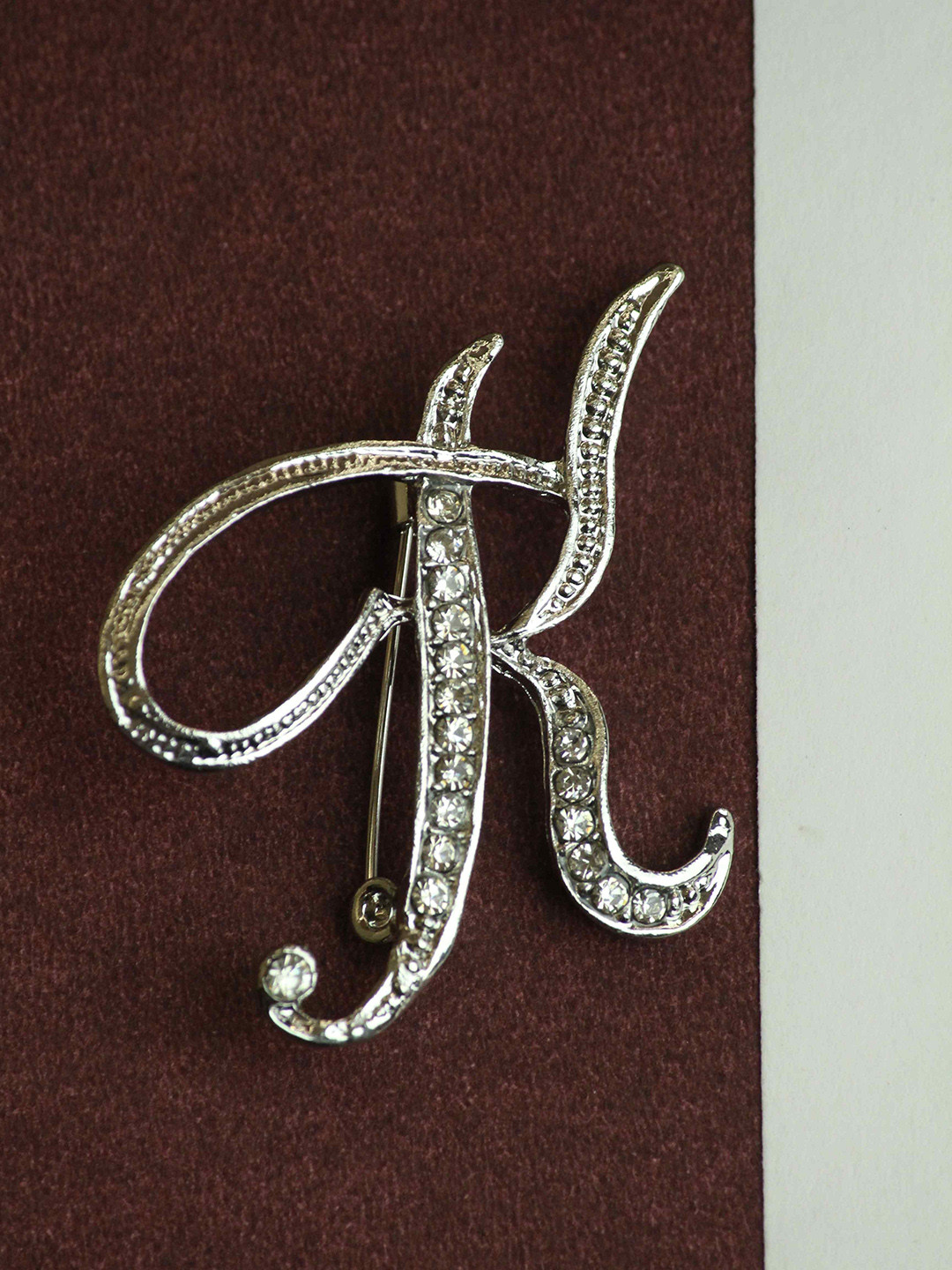 Tossido Alphabet K Brooch