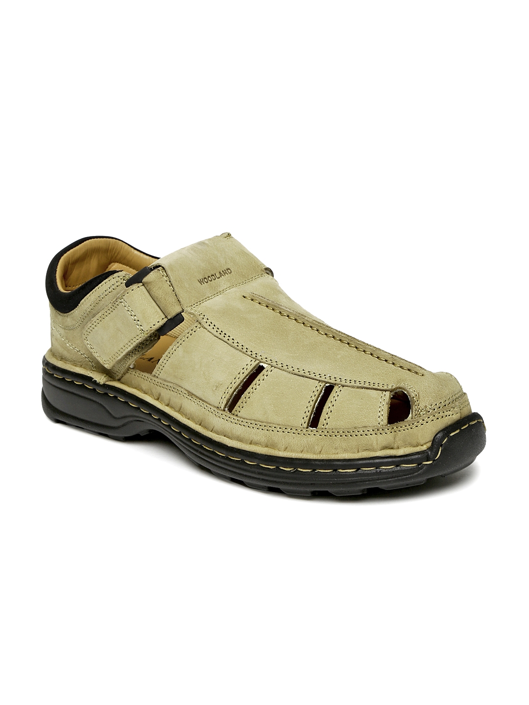 Buy Khaki Sandals for Men by WOODLAND Online | Ajio.com-sgquangbinhtourist.com.vn