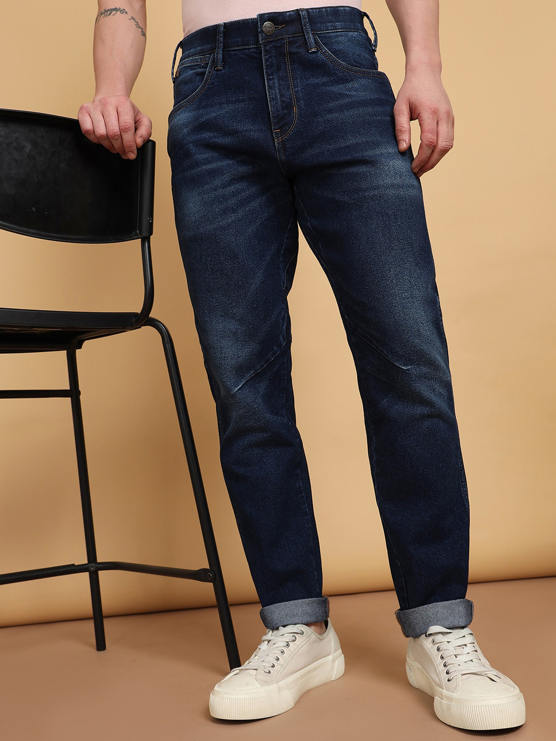 Wrangler Men Light Fade Clean Look Stretchable Jeans