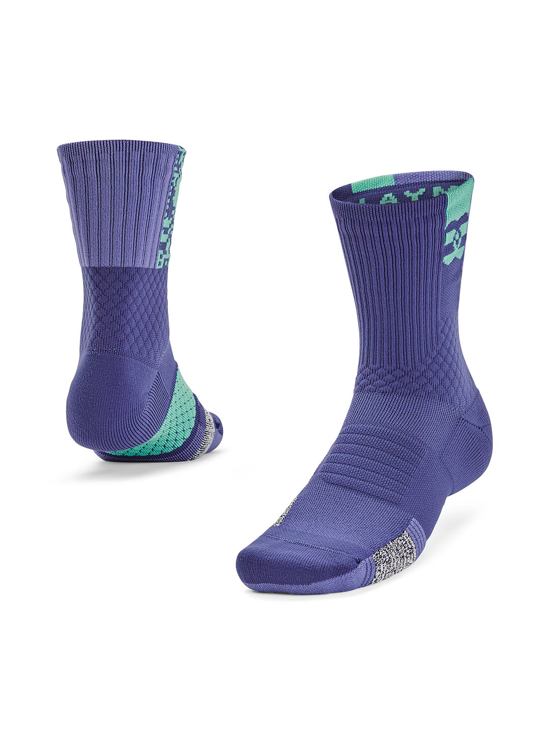 UNDER ARMOUR Striped Calf-Length Socks
