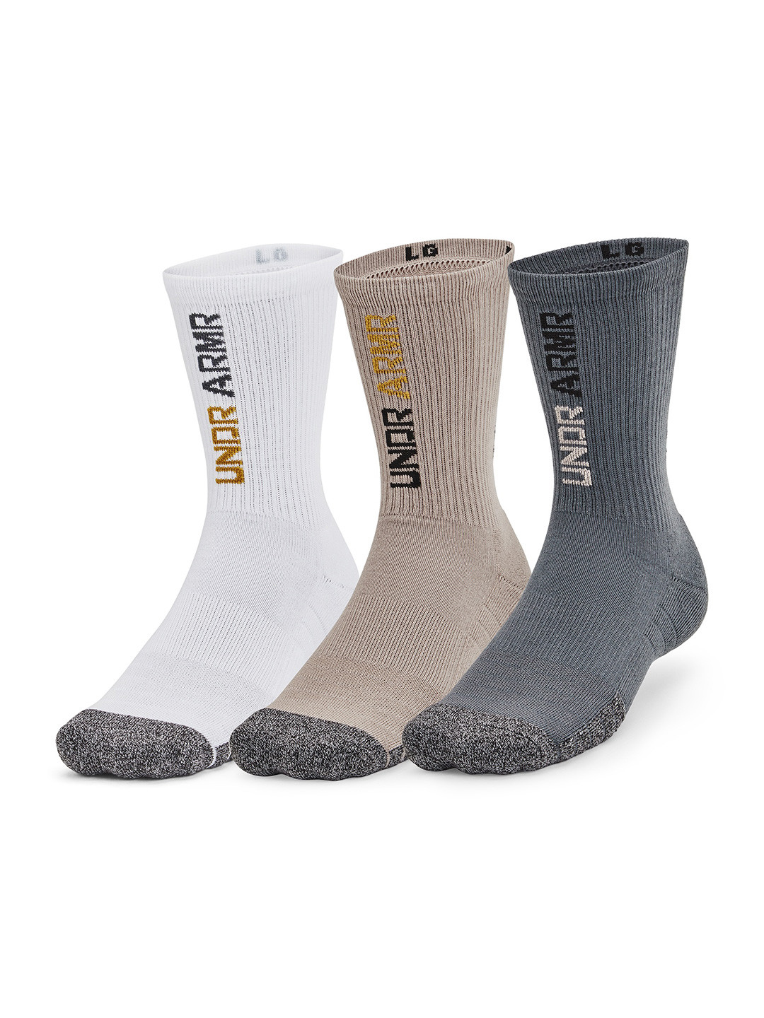 UNDER ARMOUR Pack of 3  Striped Calf-Length Socks