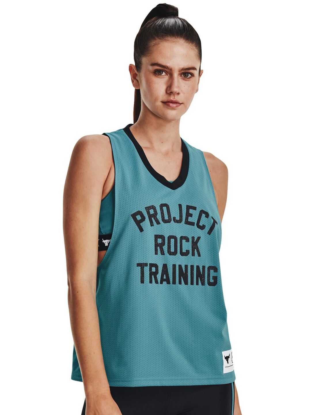 UNDER ARMOUR Typography Printed Sleeveless T-shirt