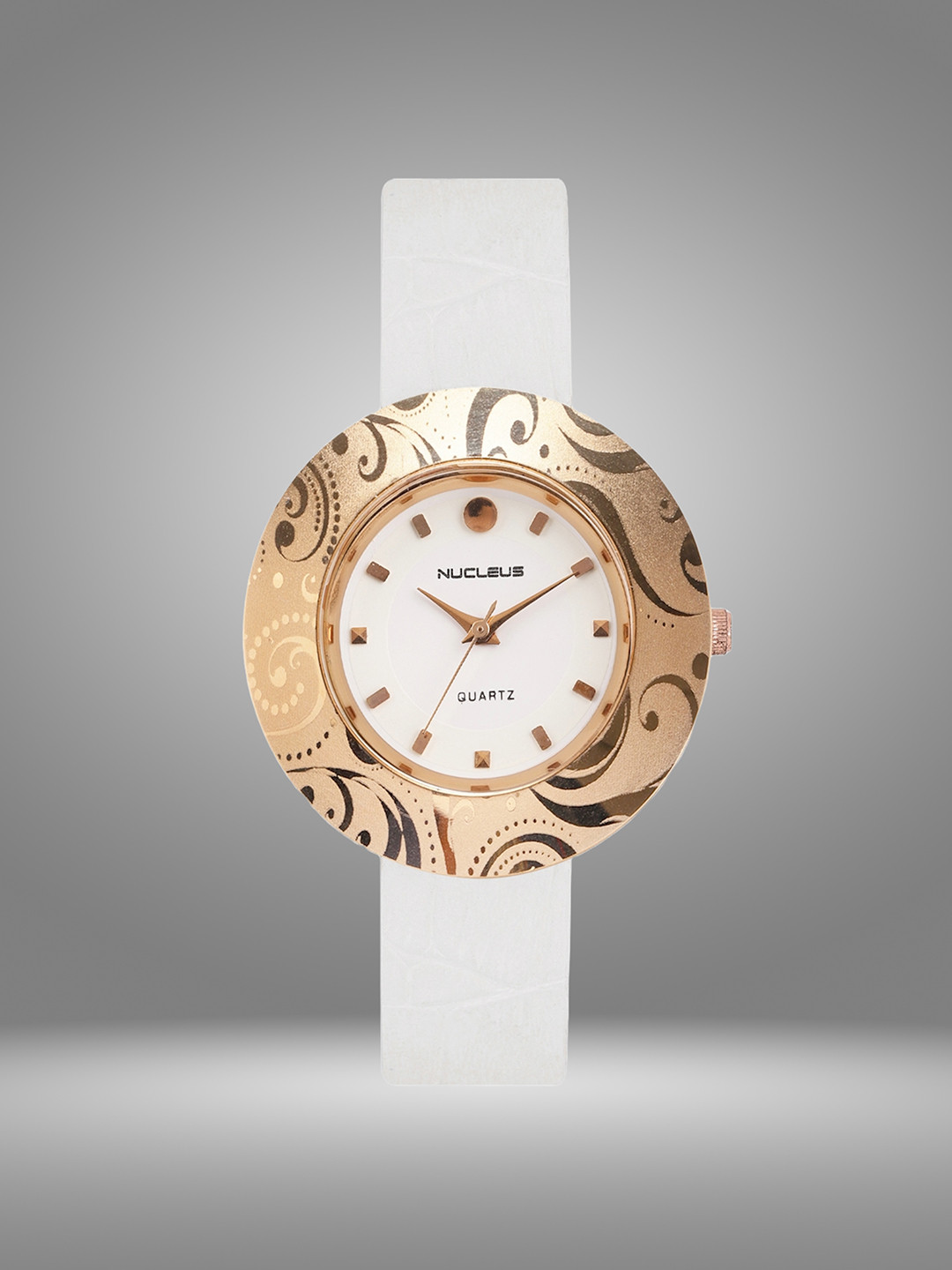 Nucleus Women White Analogue Watch NTLRGDWW