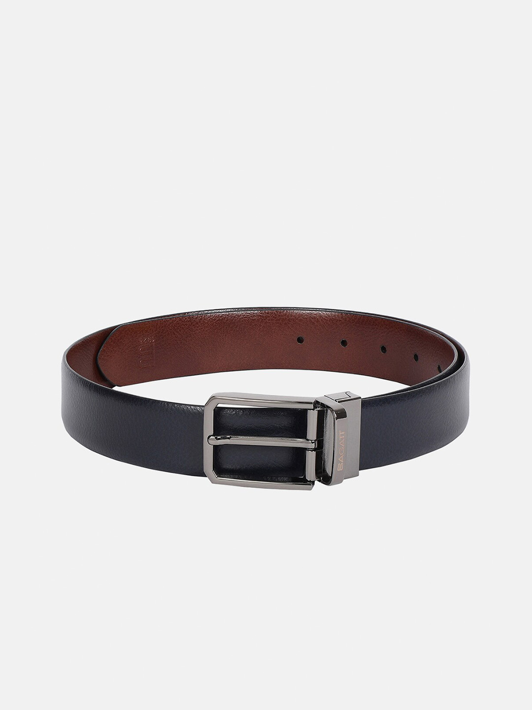 BAGATT Parma Men Textured Leather Reversible Belt