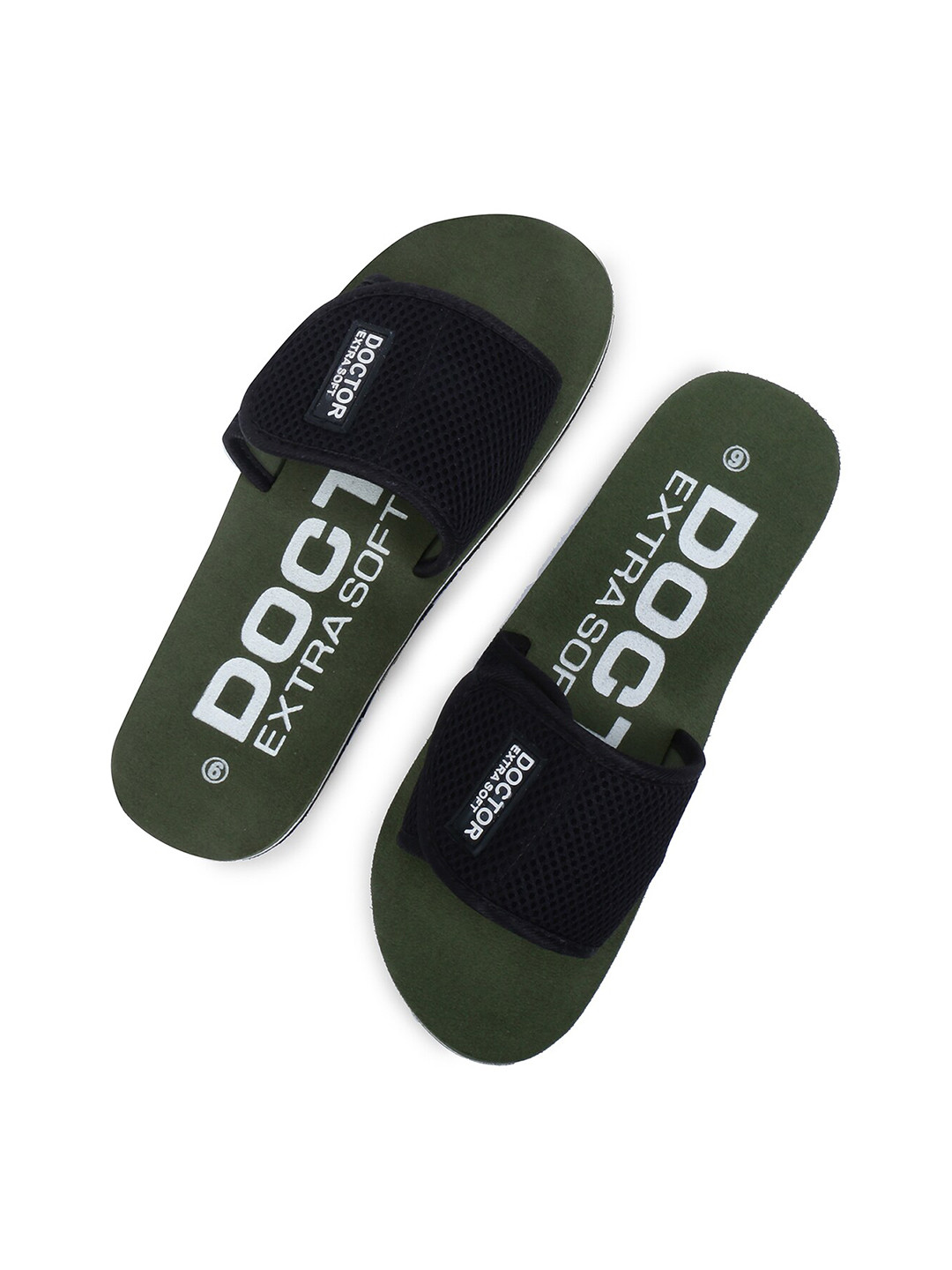 DOCTOR EXTRA SOFT Women Textured Orthopedic Non-Slip Sliders