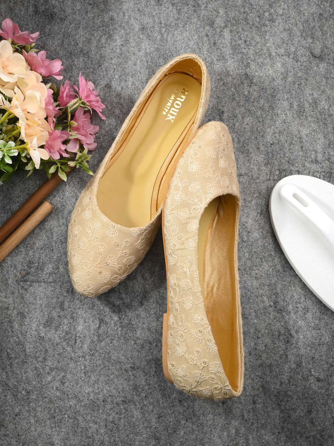 Anouk Embroidered Ballerinas Flats