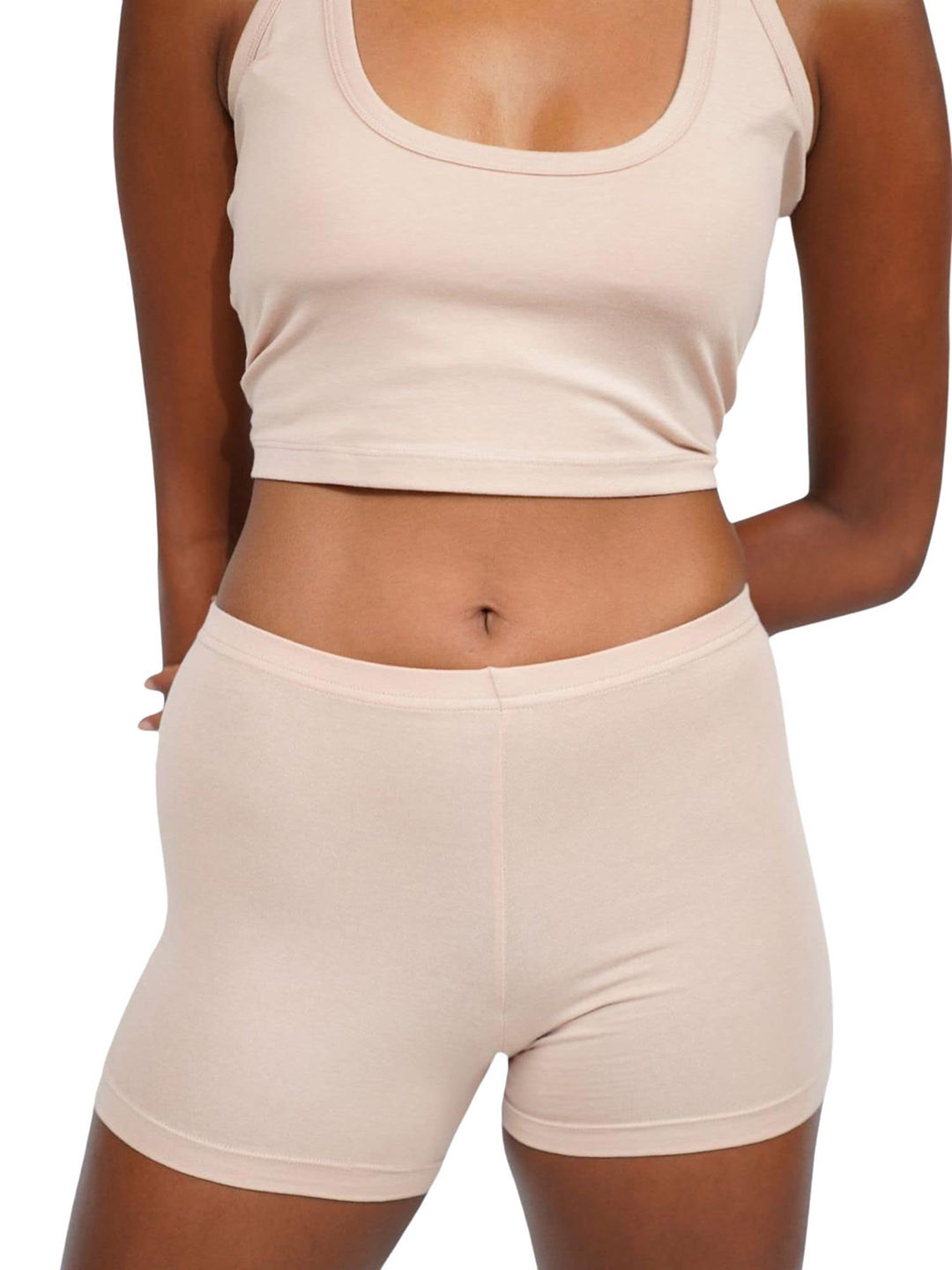 Butt-Chique Anti-Odour Boy Shorts Briefs Shorts-Sand-1-Pack-XS