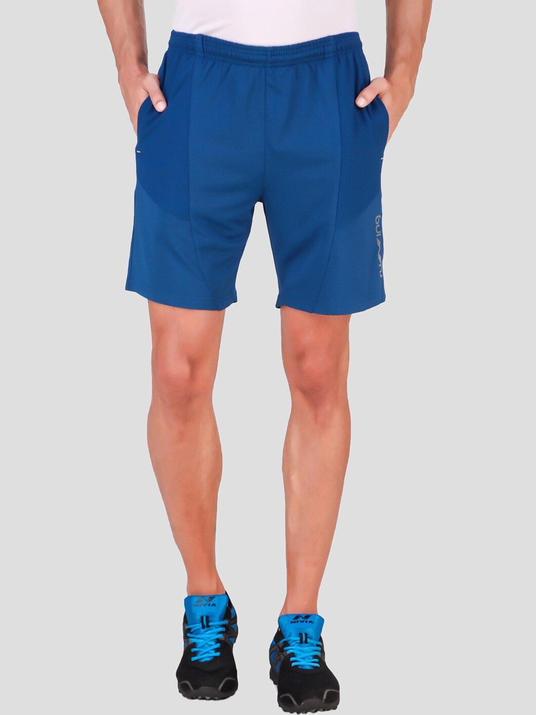 NIVIA SPORTY-2 Men Knitted Flexible Mid-Rise Sports Shorts