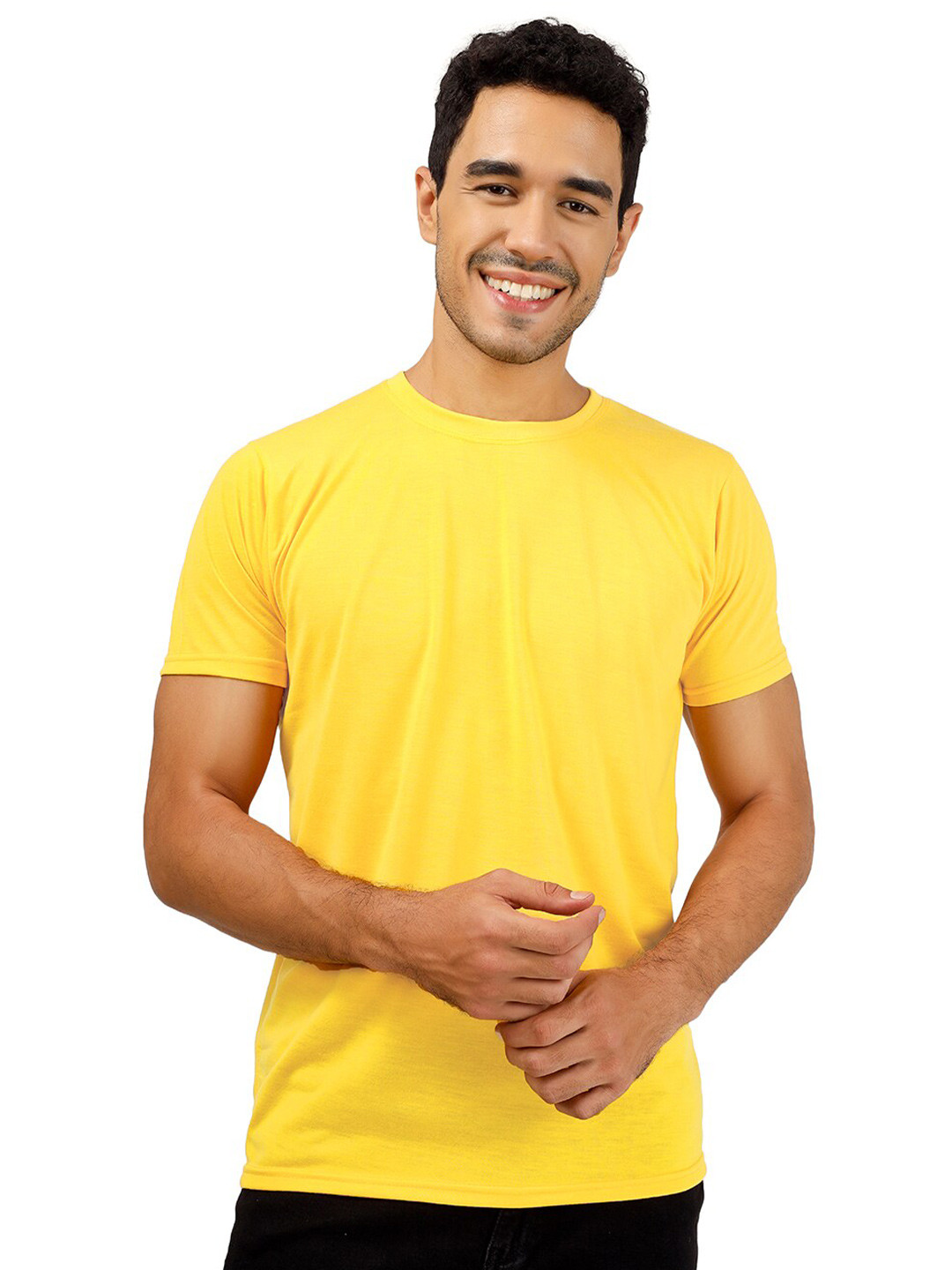 Greylongg Round Neck Short Sleeves T-shirt