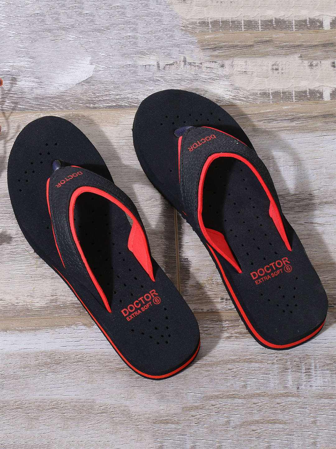 DOCTOR EXTRA SOFT Women Orthopedic Non Slip Rubber Thong Flip-Flops