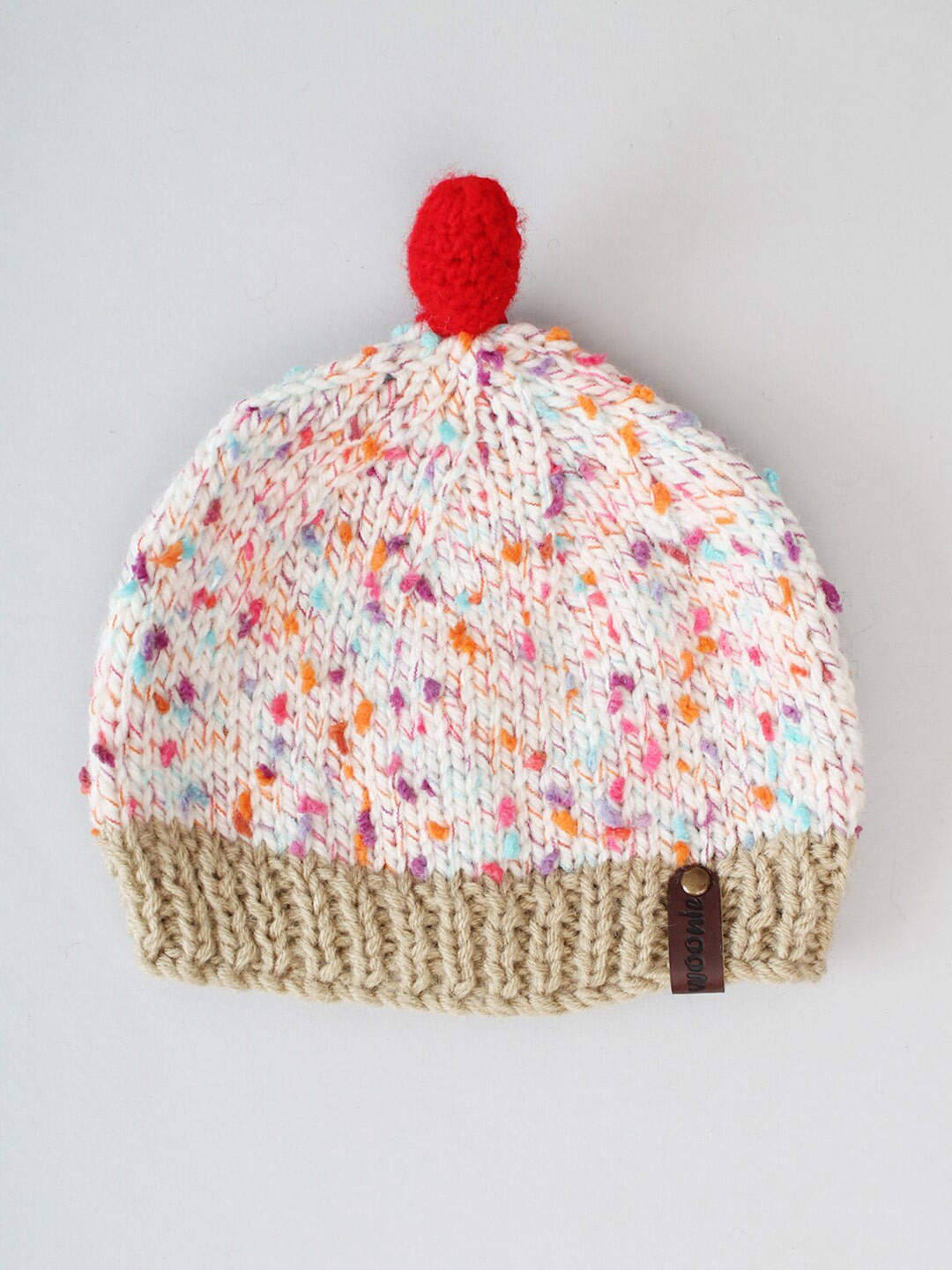 Woonie Infants Ice Cream Self Design Beanie