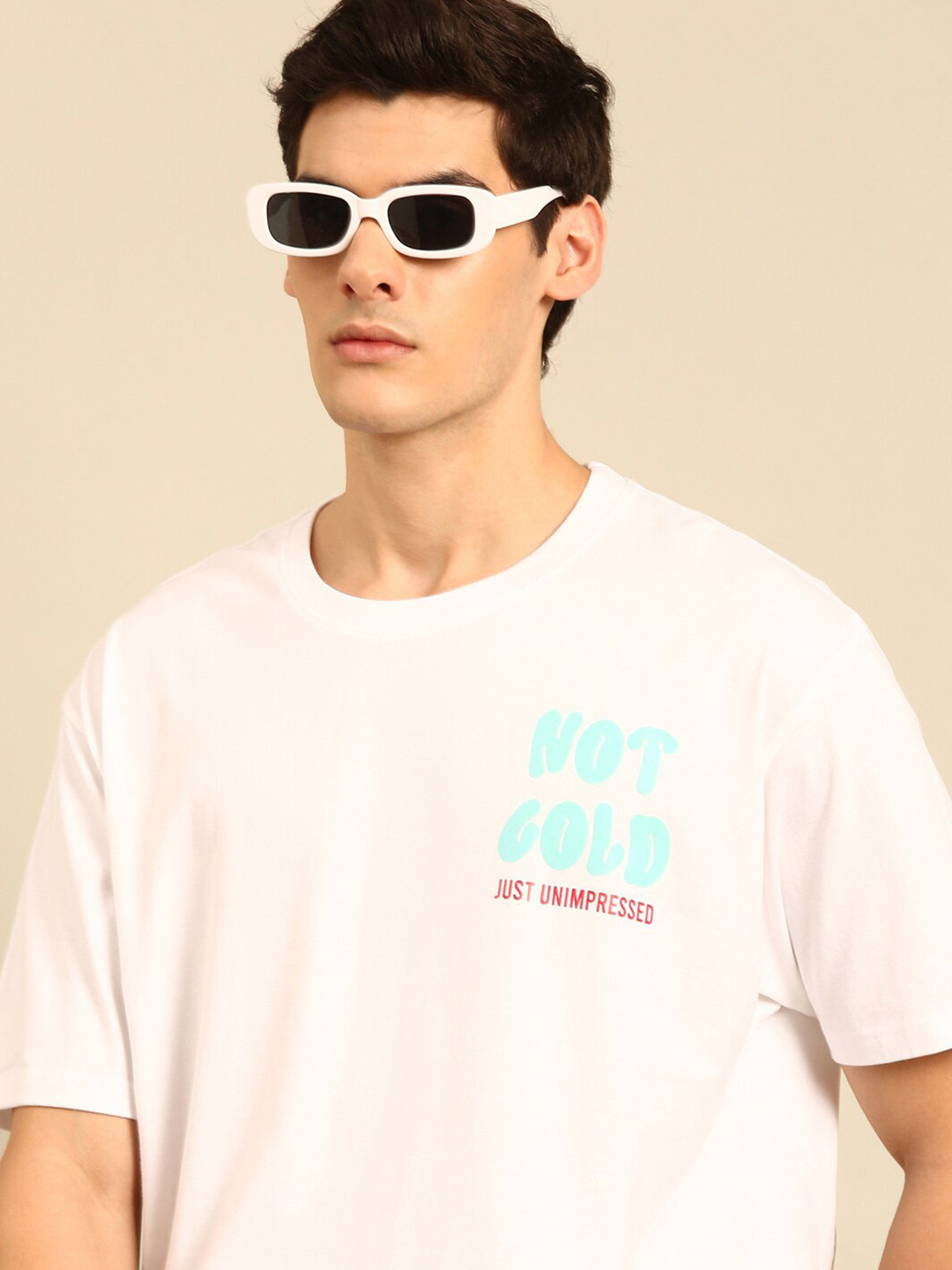 recast Typography Bio Finish Oversized T-shirt