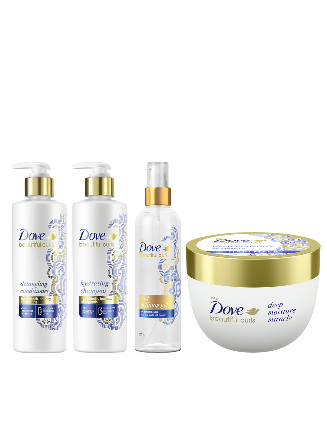 Dove Beautiful Curls Complete Hair Care Combo