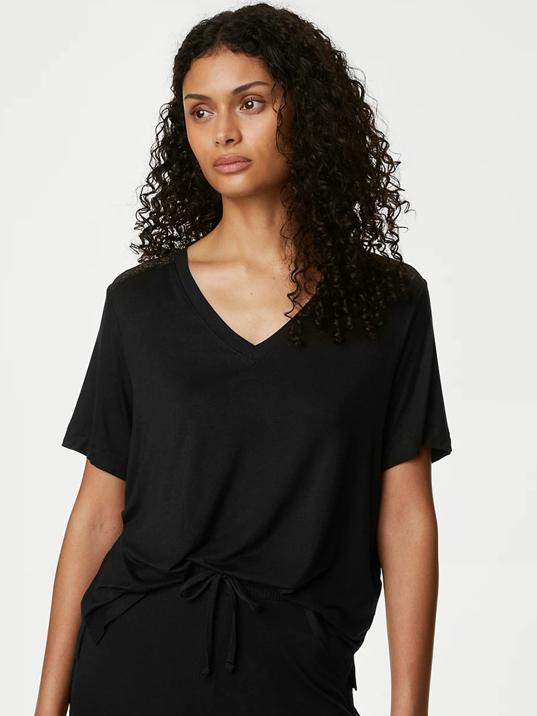 Marks & Spencer Women Lace-Trim Lounge Joggers
