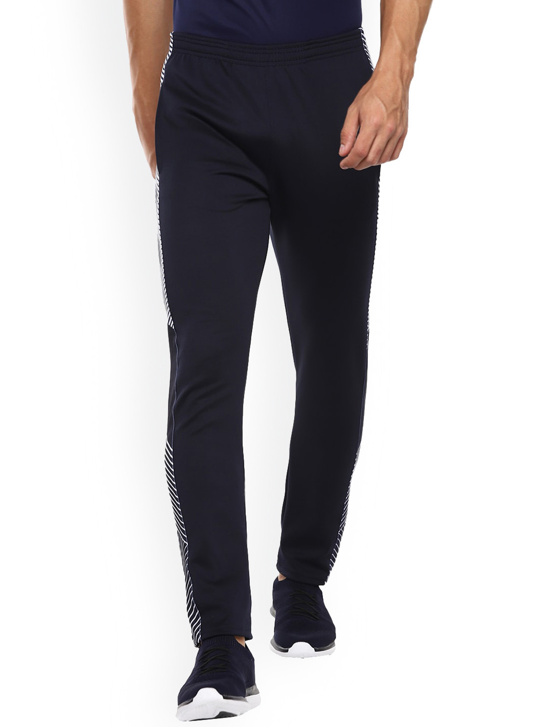 NIVIA Men Graphic Printed Mid-Rise Sports Track Pant