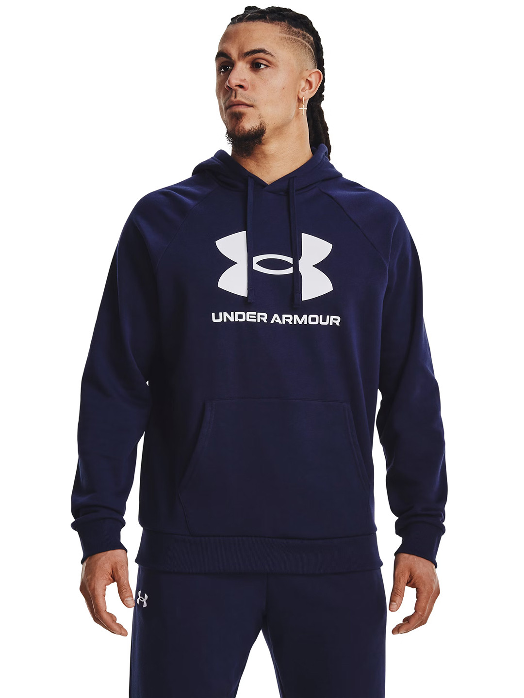 UNDER ARMOUR Rival Fleece Logo Printed Hooded Sweatshirt