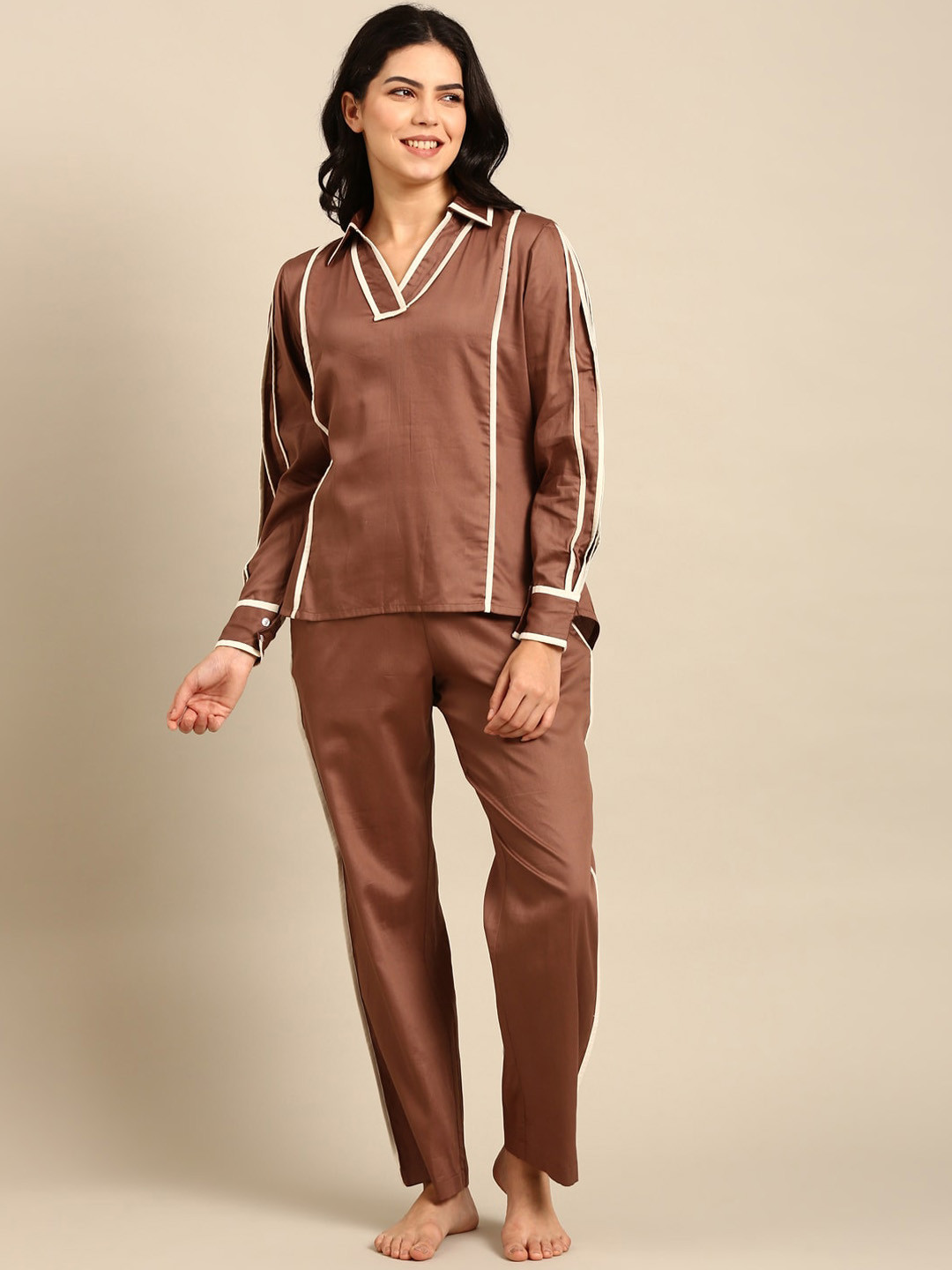 Bannos Swagger Pure Cotton Night suit