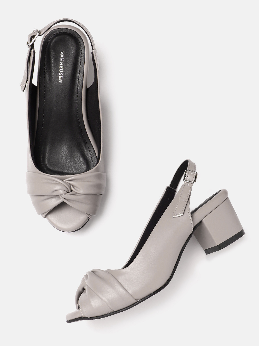 Van Heusen Woman Block Heeled Peep Toes
