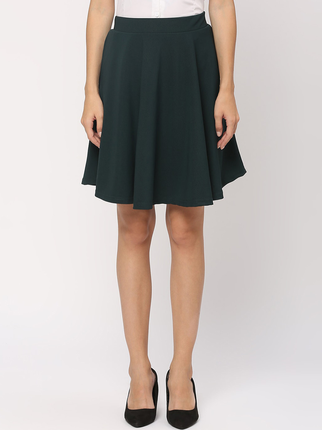 Smarty Pants Flared Above Knee Length Skirt