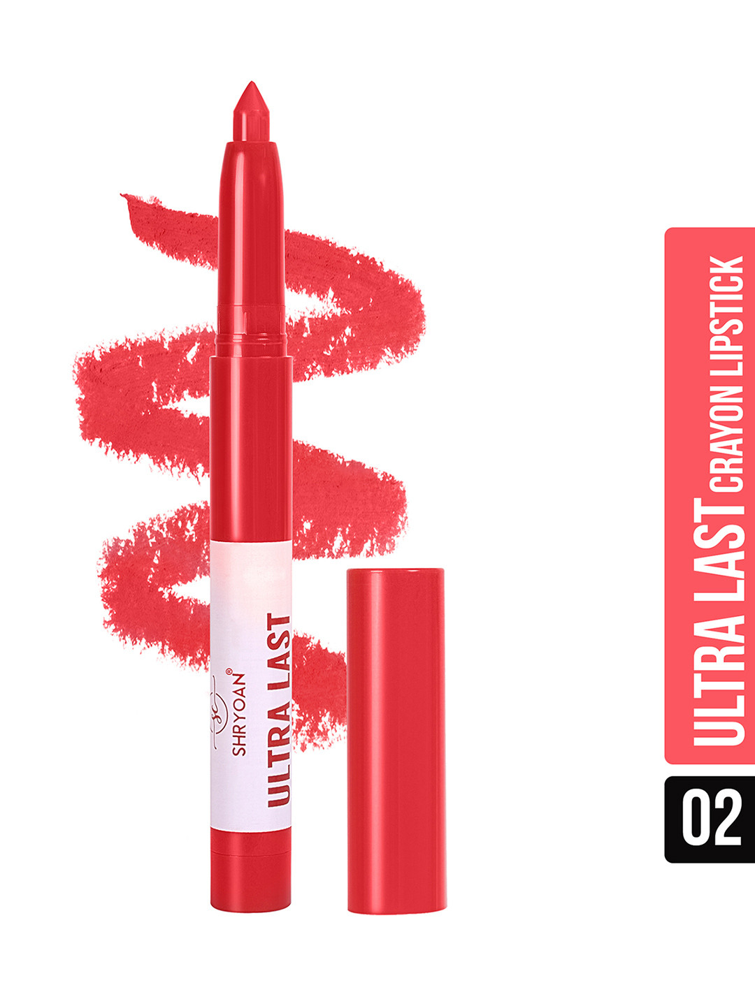 SHRYOAN Ultra Last Matte Crayon Lipstick 3.5g - Tangy Red