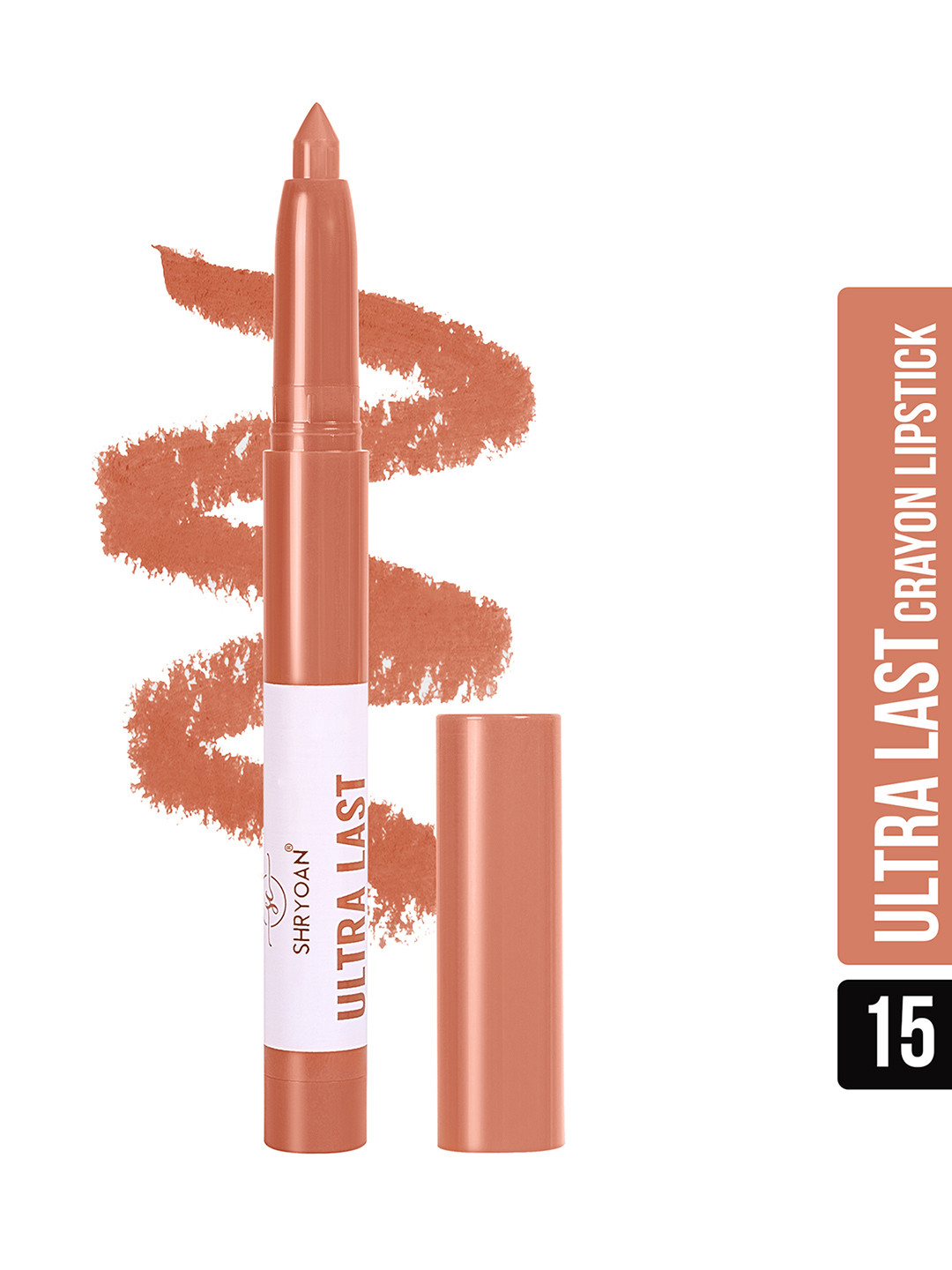 SHRYOAN Ultra Last Matte Crayon Lipstick 3.5g - Caramel Nude