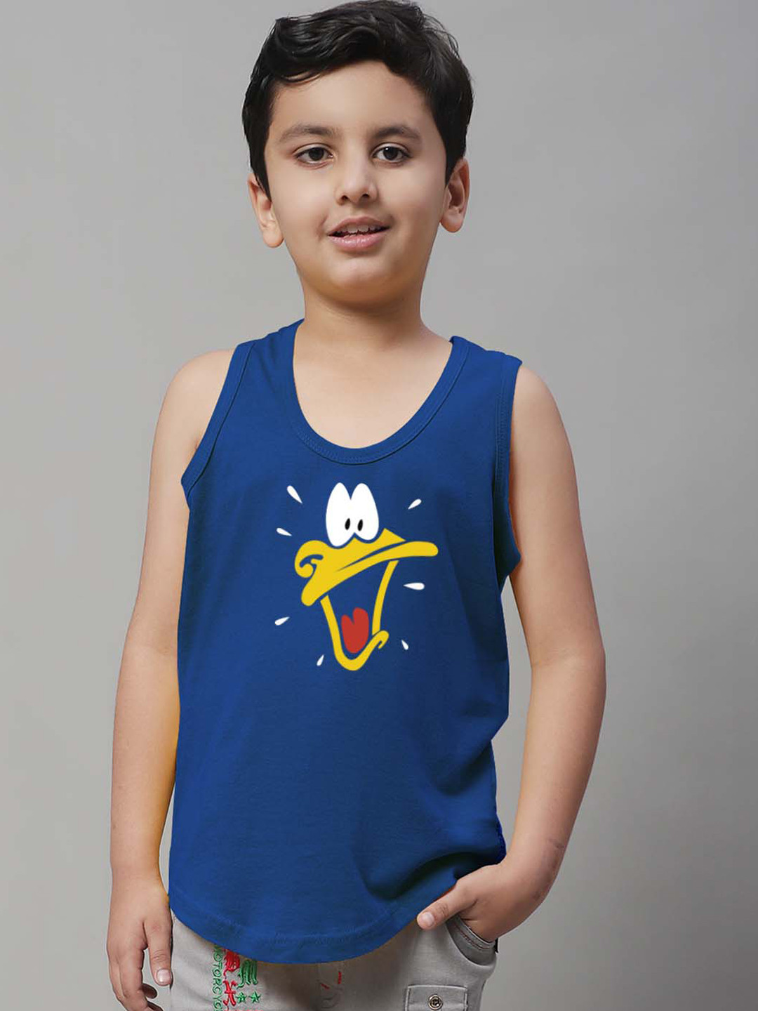 Friskers Boys Printed Bio Wash Pure Cotton Innerwear Vests KDC478-05-2-3Y