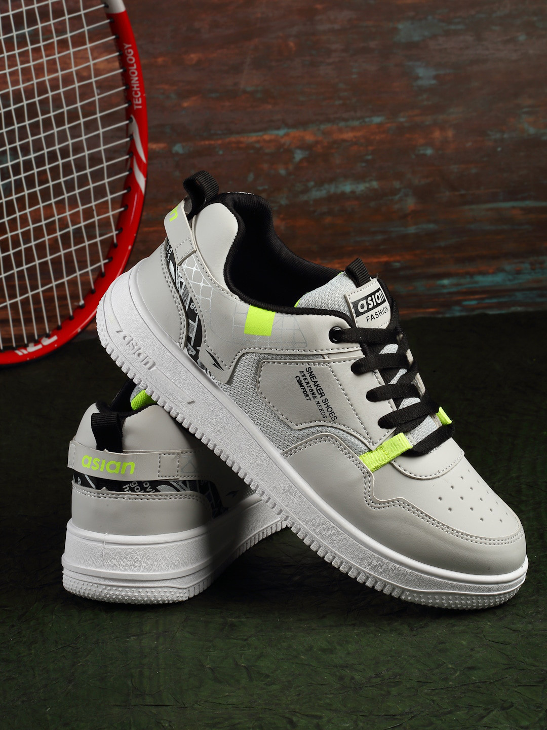 ASIAN Men Thunder-05 Perforated Sneakers