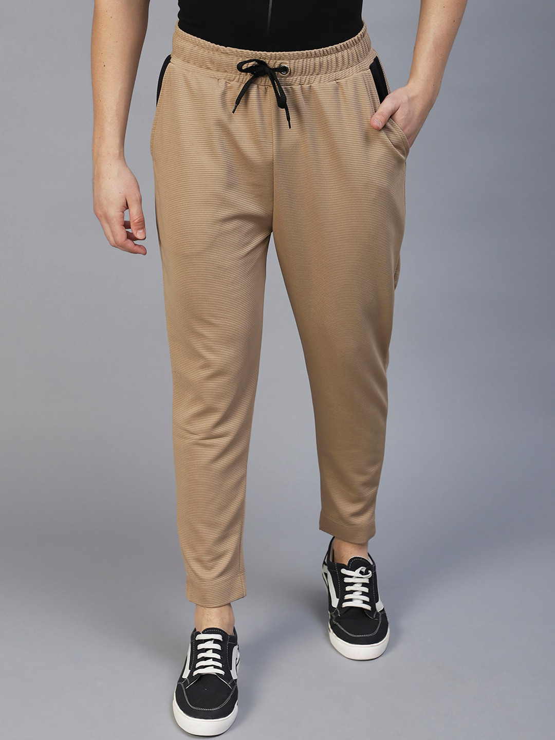 Rigo Men Self-Design Mid-Rise Track Pant