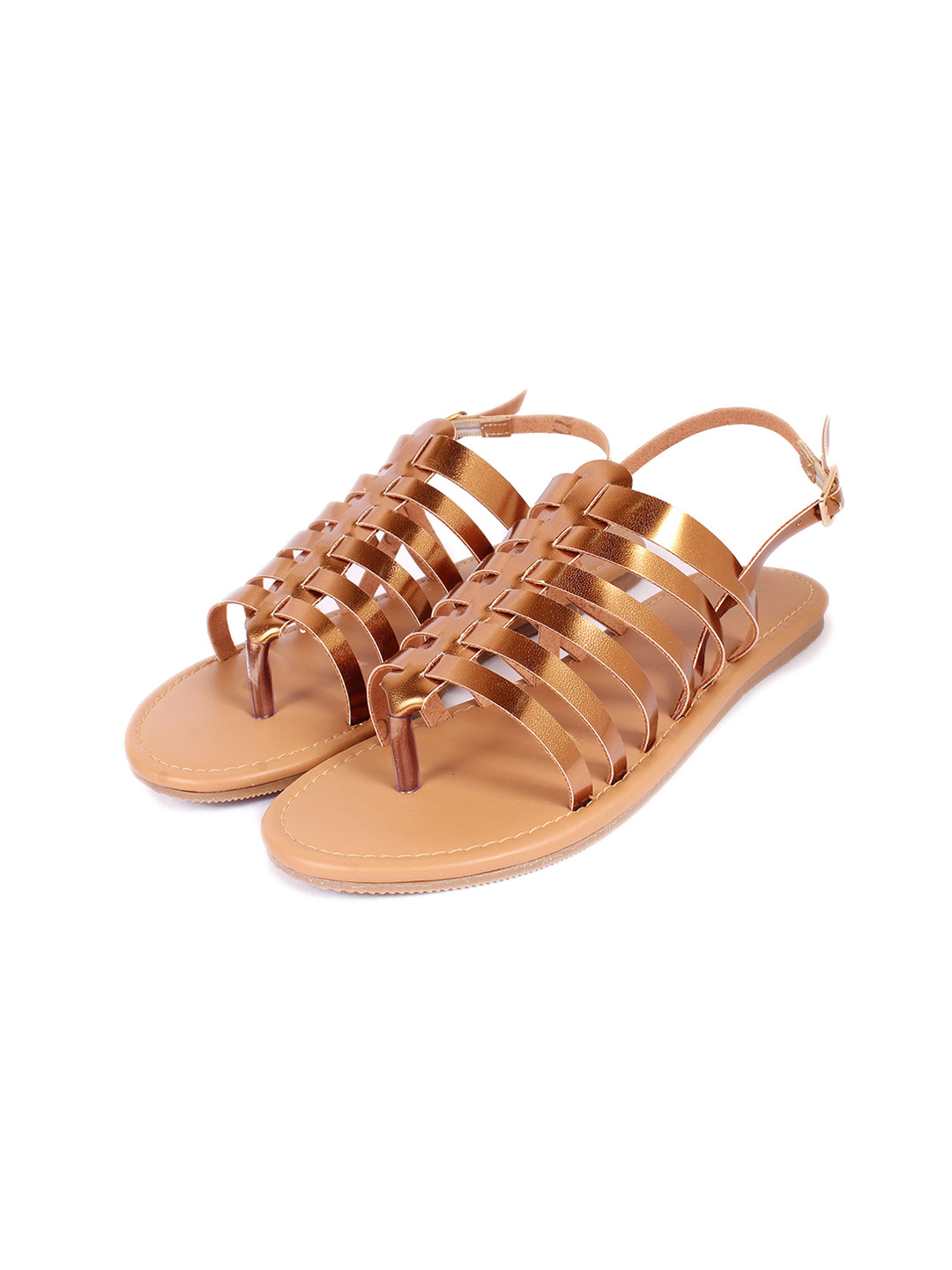 WZAYA Casual Open Toe Flats