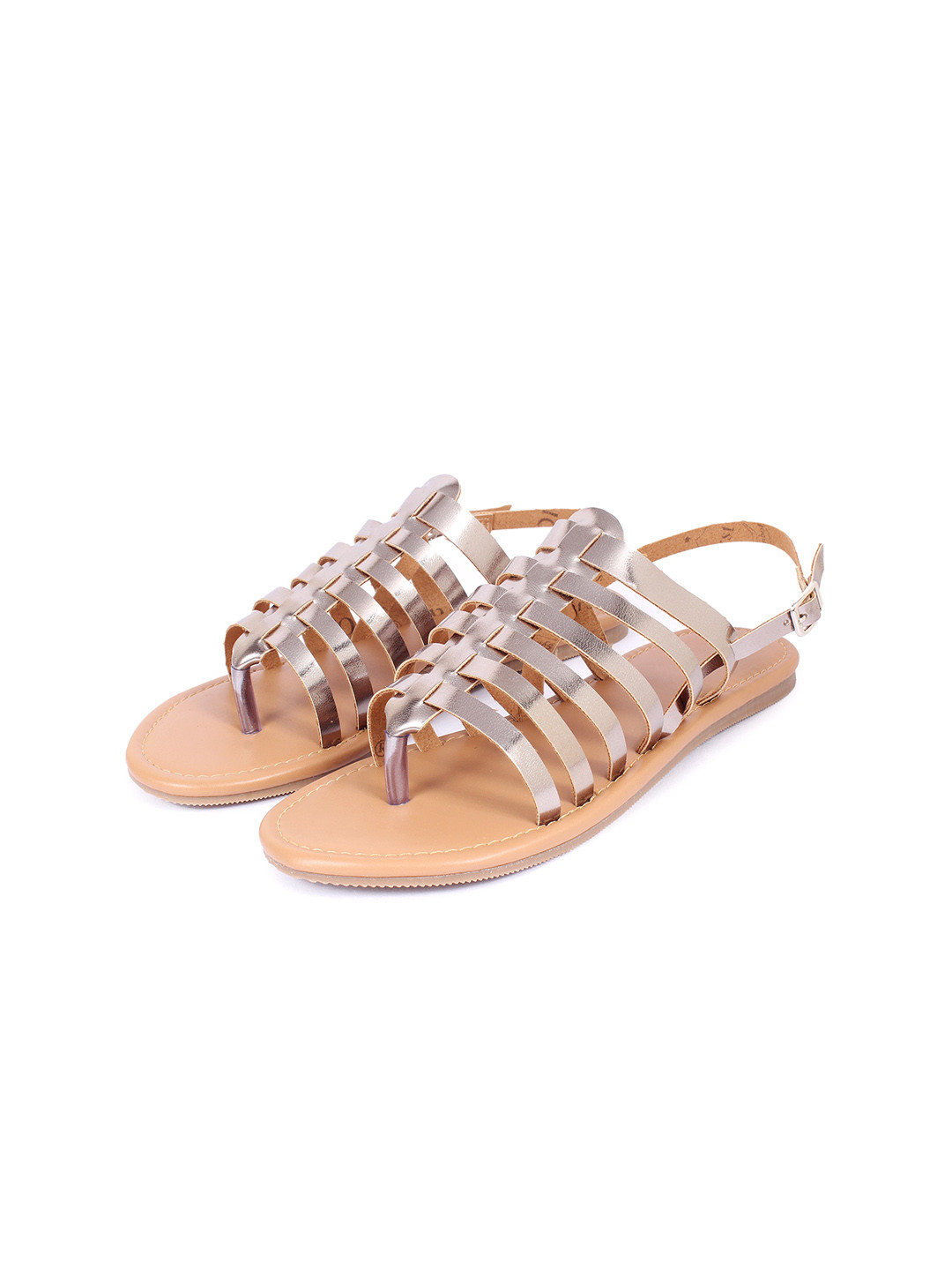 WZAYA Open Toe Flats