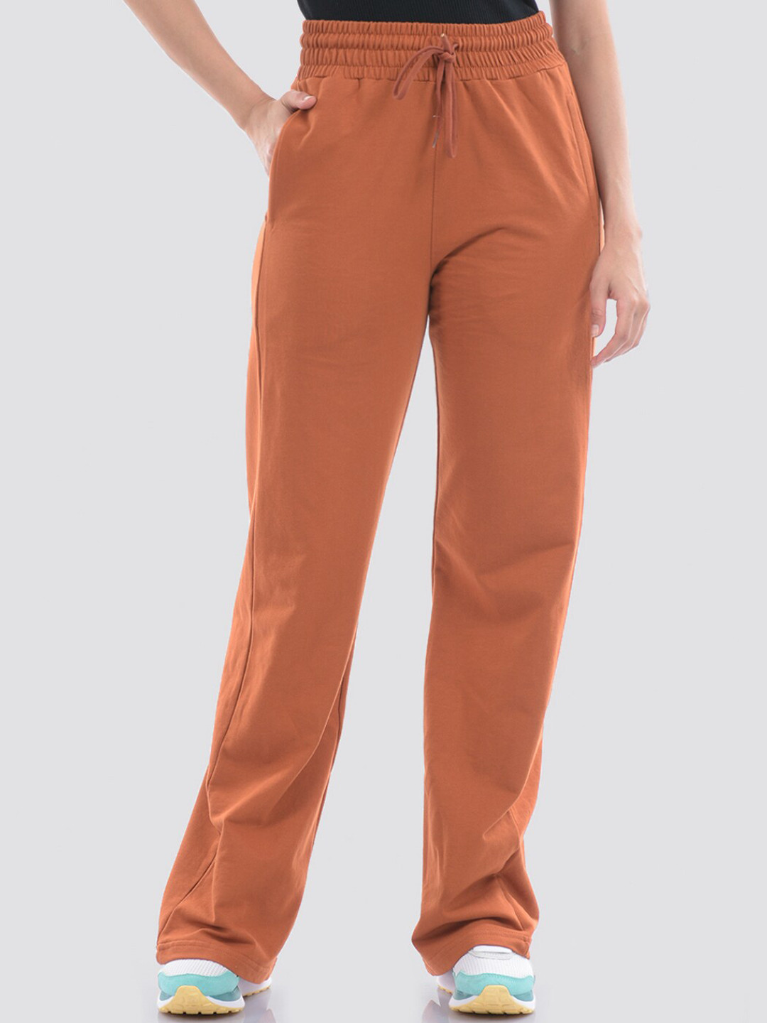 ONEWAY Women Wide Leg Cotton Track Pants