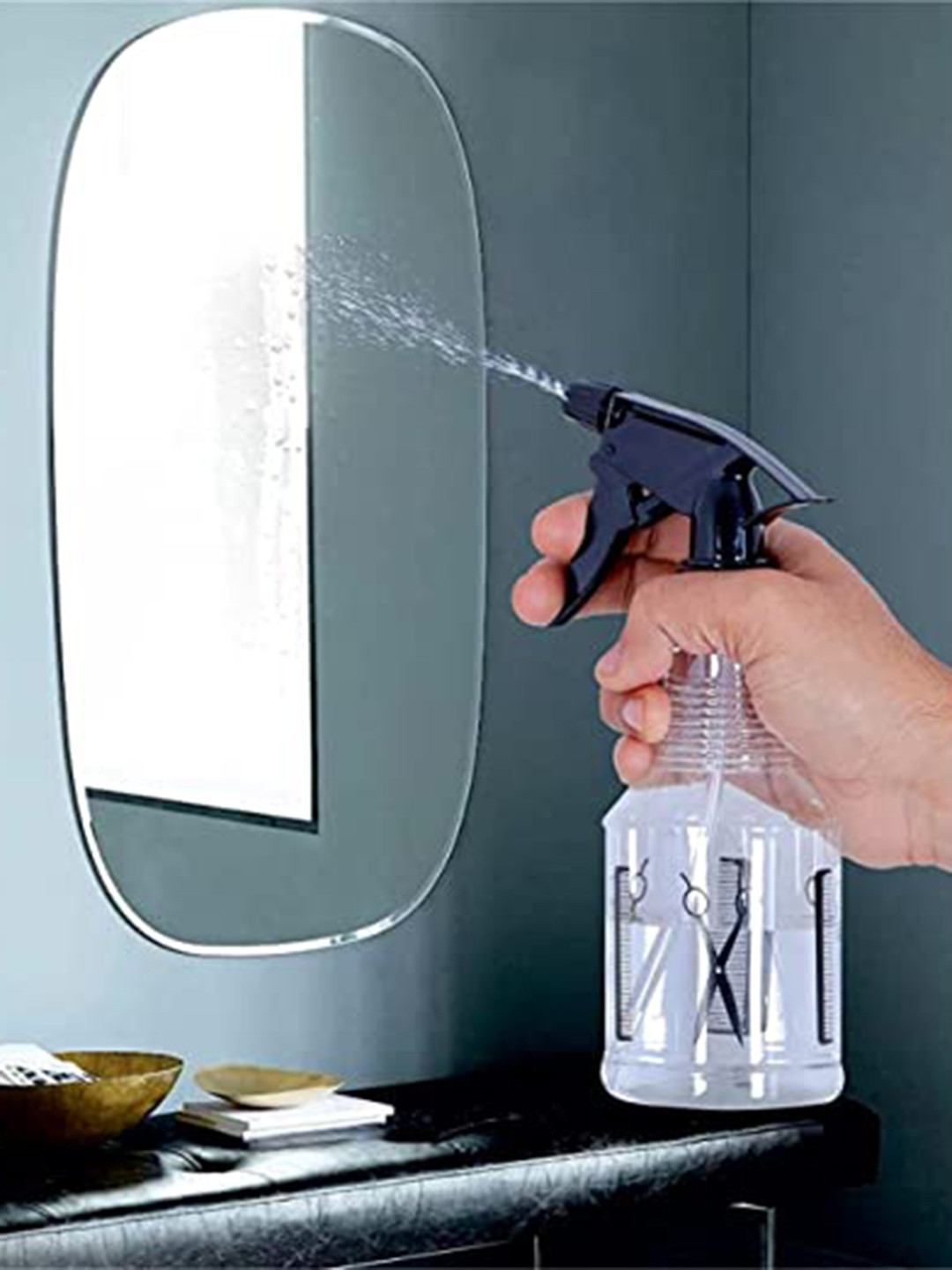 Veoni BELLE Transparent Conversational Plastic Lockable Lid Water Bottle - 500ml