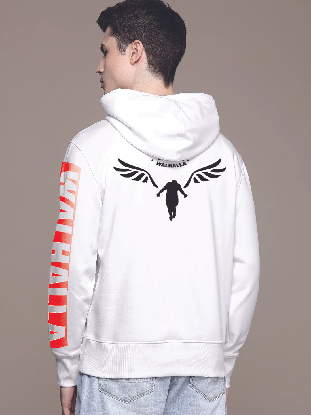 Crazymonk Tokyo Revengers Anime Printed Hooded Cotton Pullover Sweatshirt