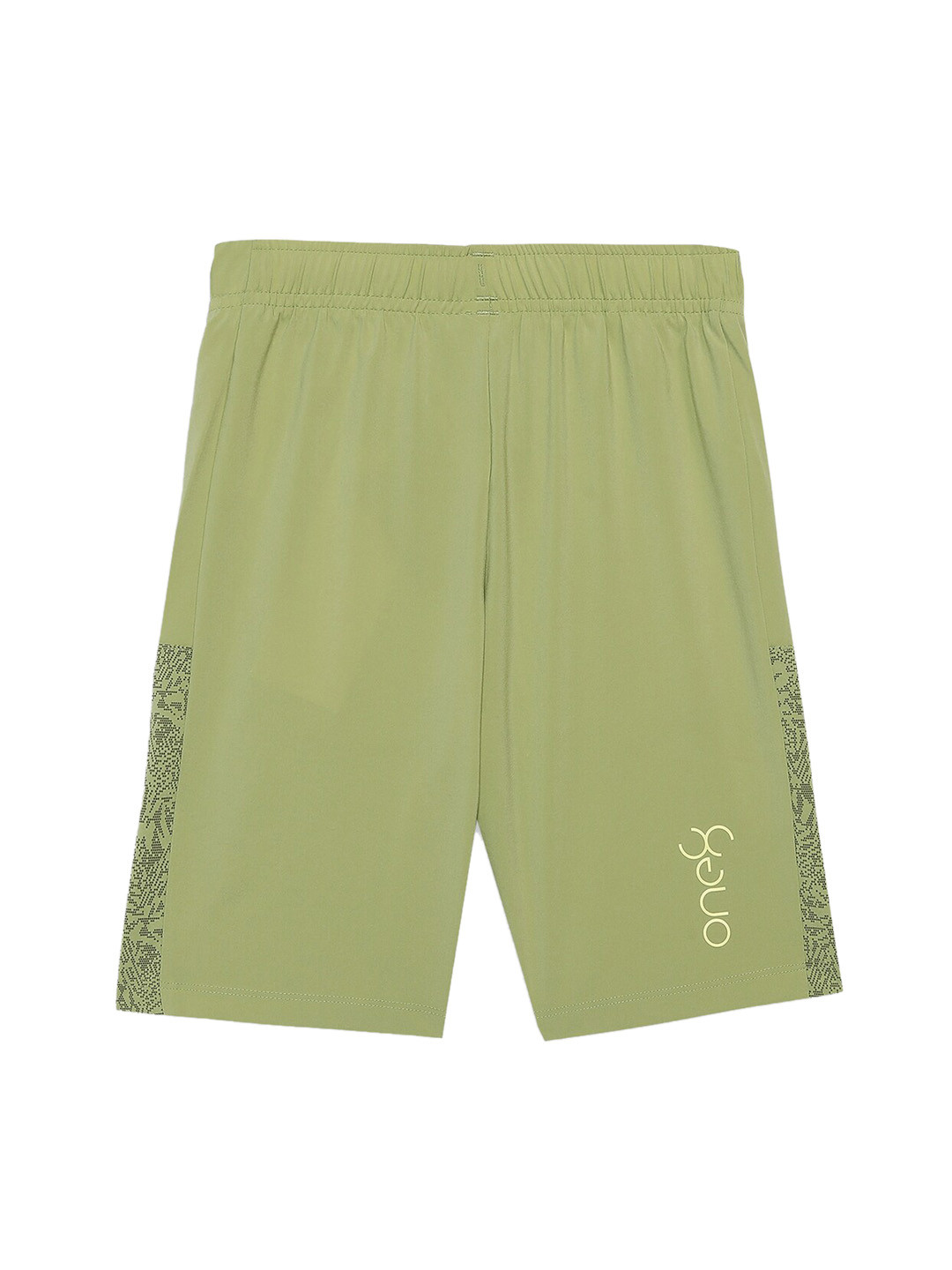 one8 x PUMA Boys Green Training or Gym Sports Shorts