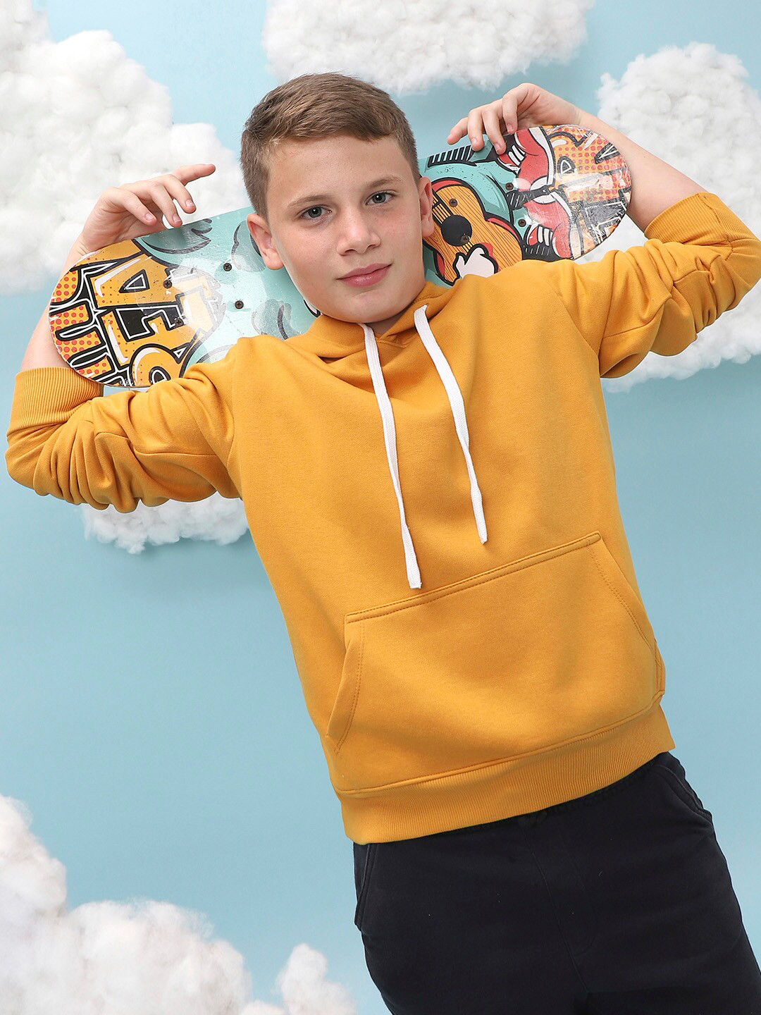 Instafab Boys Hooded Cotton Pullover
