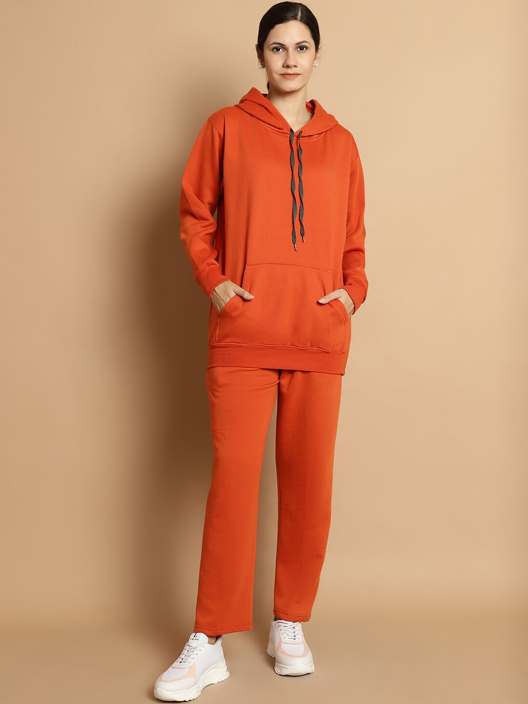 MACK JONNEY Hooded Cotton Fleece Sweatshirt With Trouser