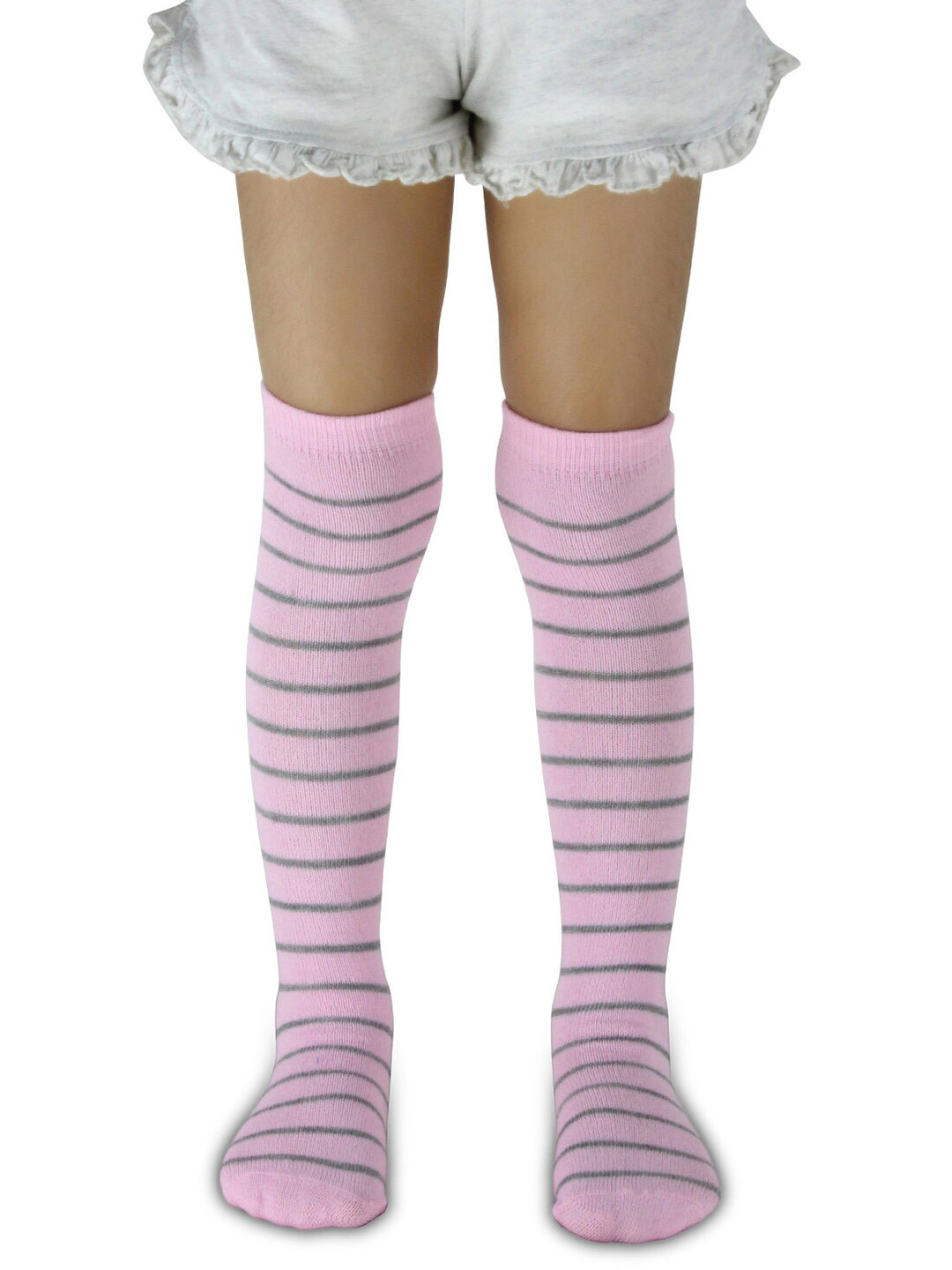 BAESD Kids Striped Knee-Length Socks