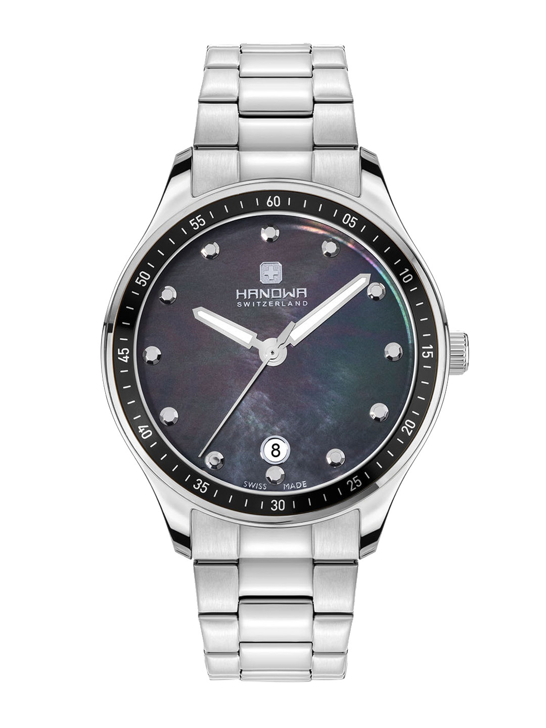 Hanowa Ajoie Women Stainless Steel Bracelet Style Straps Analogue Watch HAWLH2200302