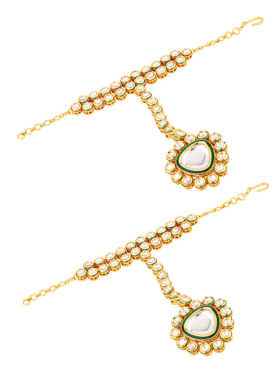 Voylla Gold-Plated Ring Bracelet