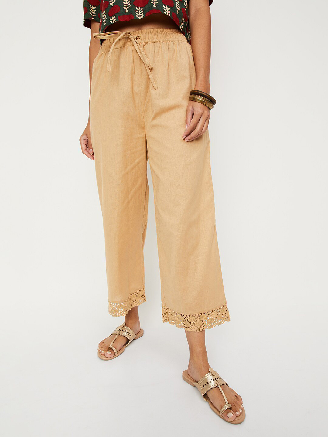 max Straight Fit Palazzo