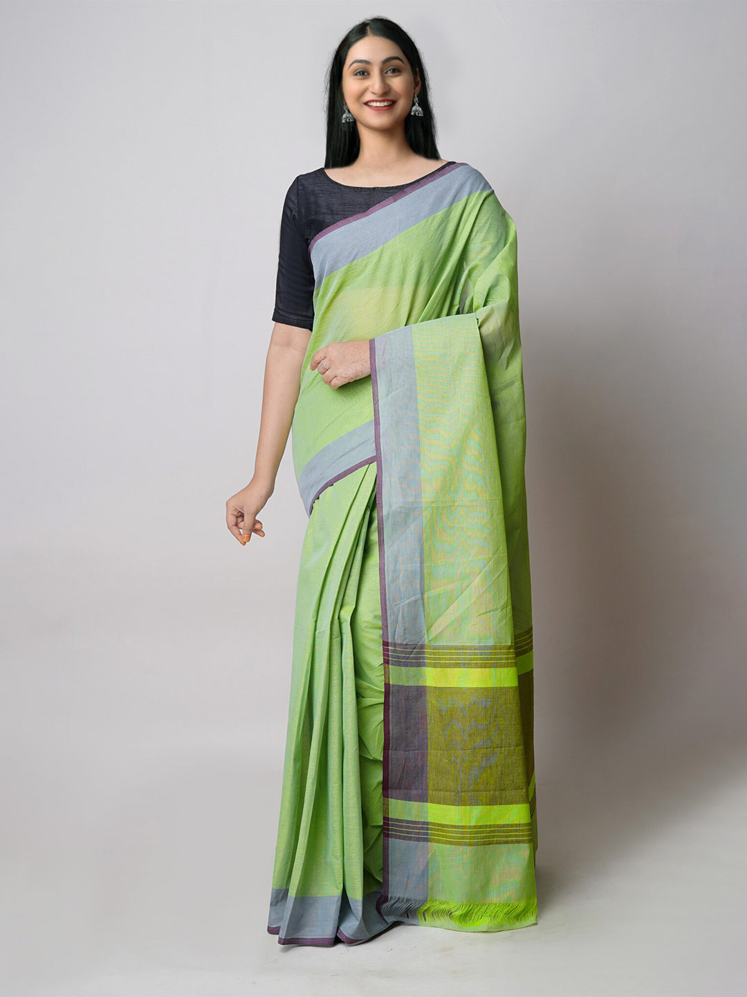 Unnati Silks Pure Cotton Mangalagiri Saree