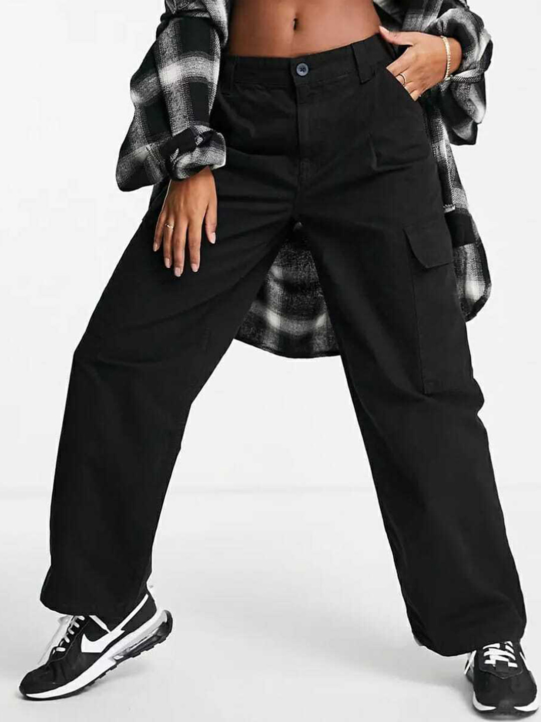 Next One Women Smart Wide Leg High Rise CleanLook Stretchable Jeans