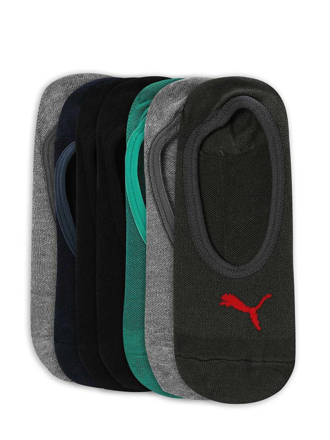 Puma Unisex Pack Of 6 Logo-Detailed No-Show Socks