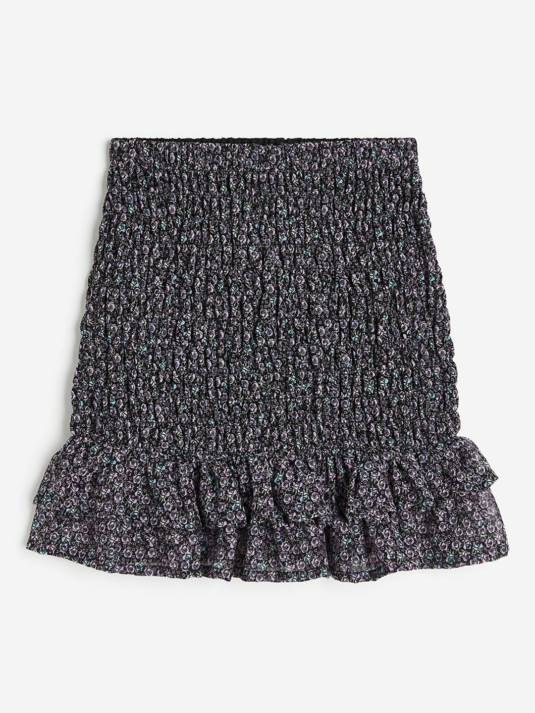 H&M Girls Smocked Chiffon Skirt