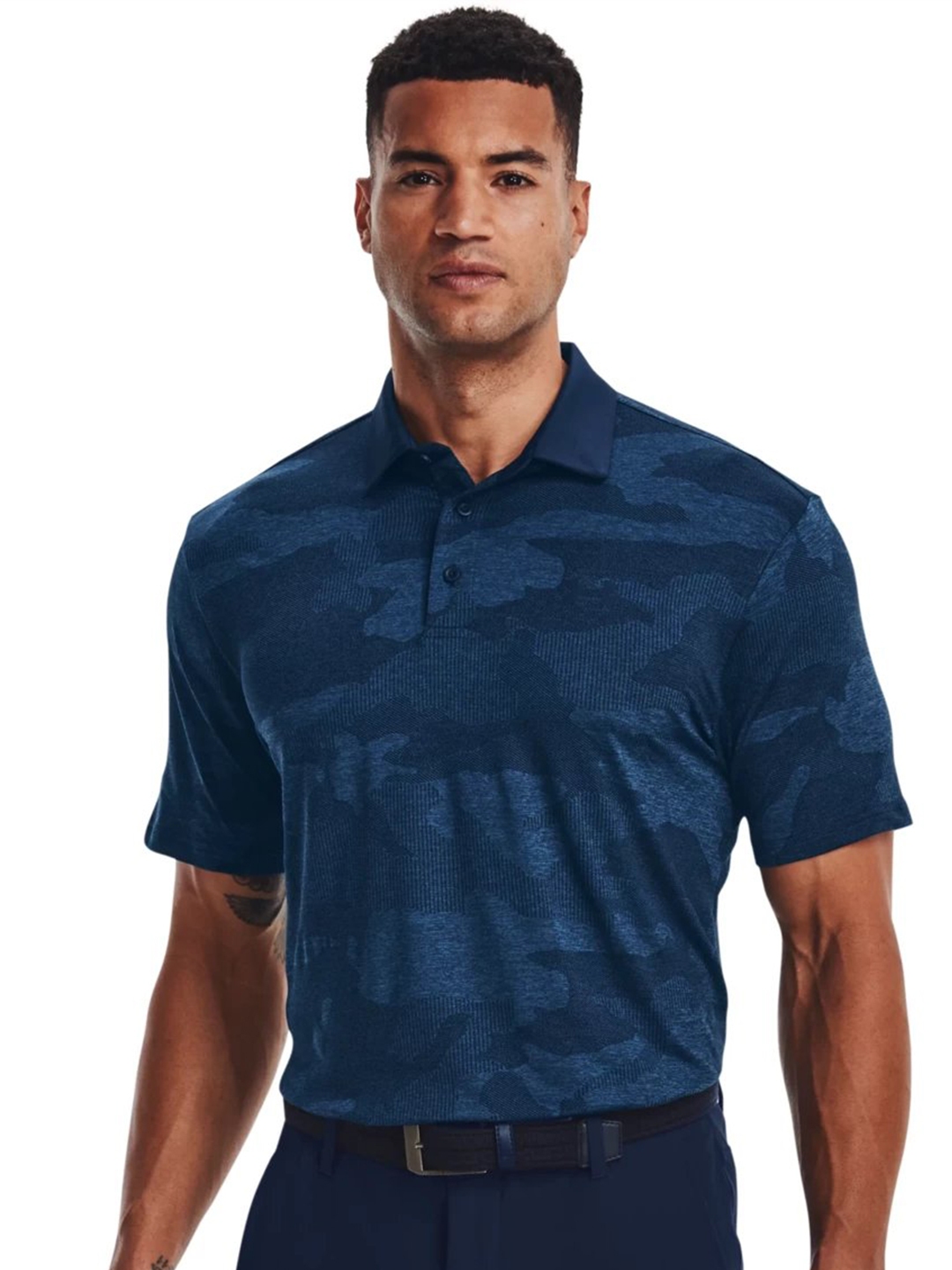 Under armour 2024 camo polo shirt