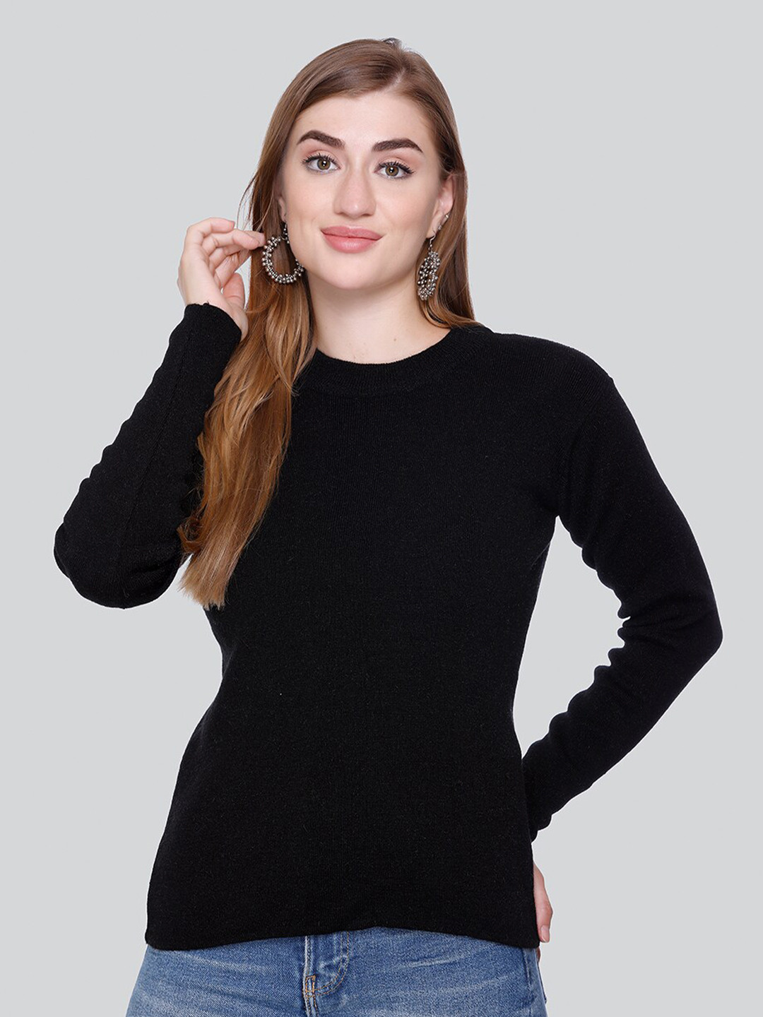 Winter Wonders Round Neck Regular Top