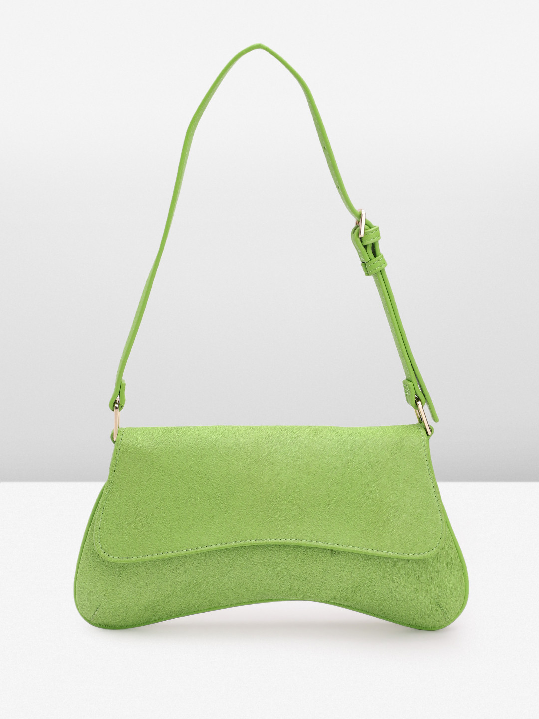 MANGO Textured Structured Shoulder Bag