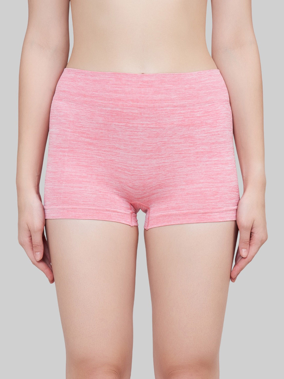 PLUMBURY Full Coverage Seamless Anti Bacterial Technology Boyshort Briefs